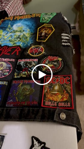 Customer video review of AC/DC - Logo - (Laser Cut) Patch
