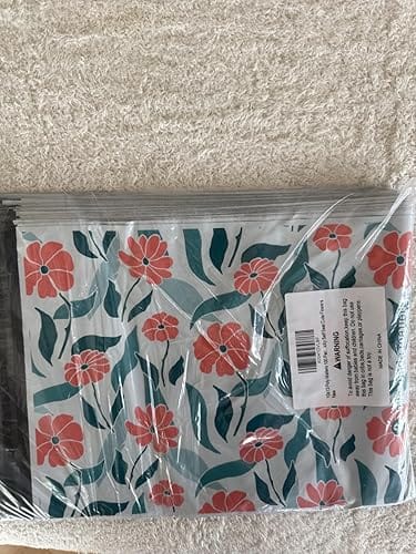 Customer photo review of 10x13 Pink Floral Poly Mailers 100 Pack