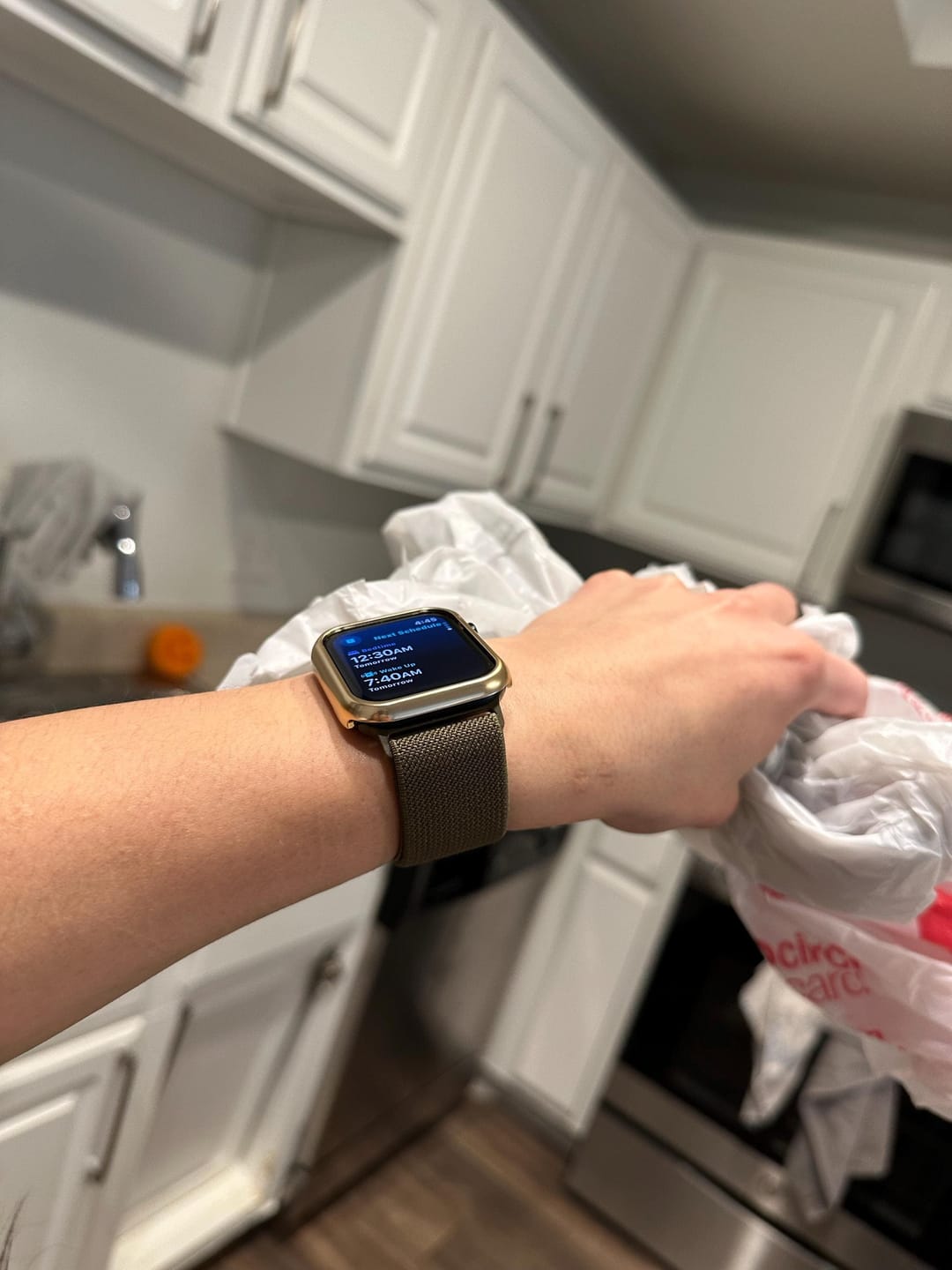 Customer photo review of Satin Shine Apple Watch Covers