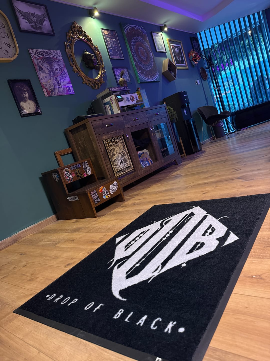 Customer photo review of Custom Indoor Logo Mat