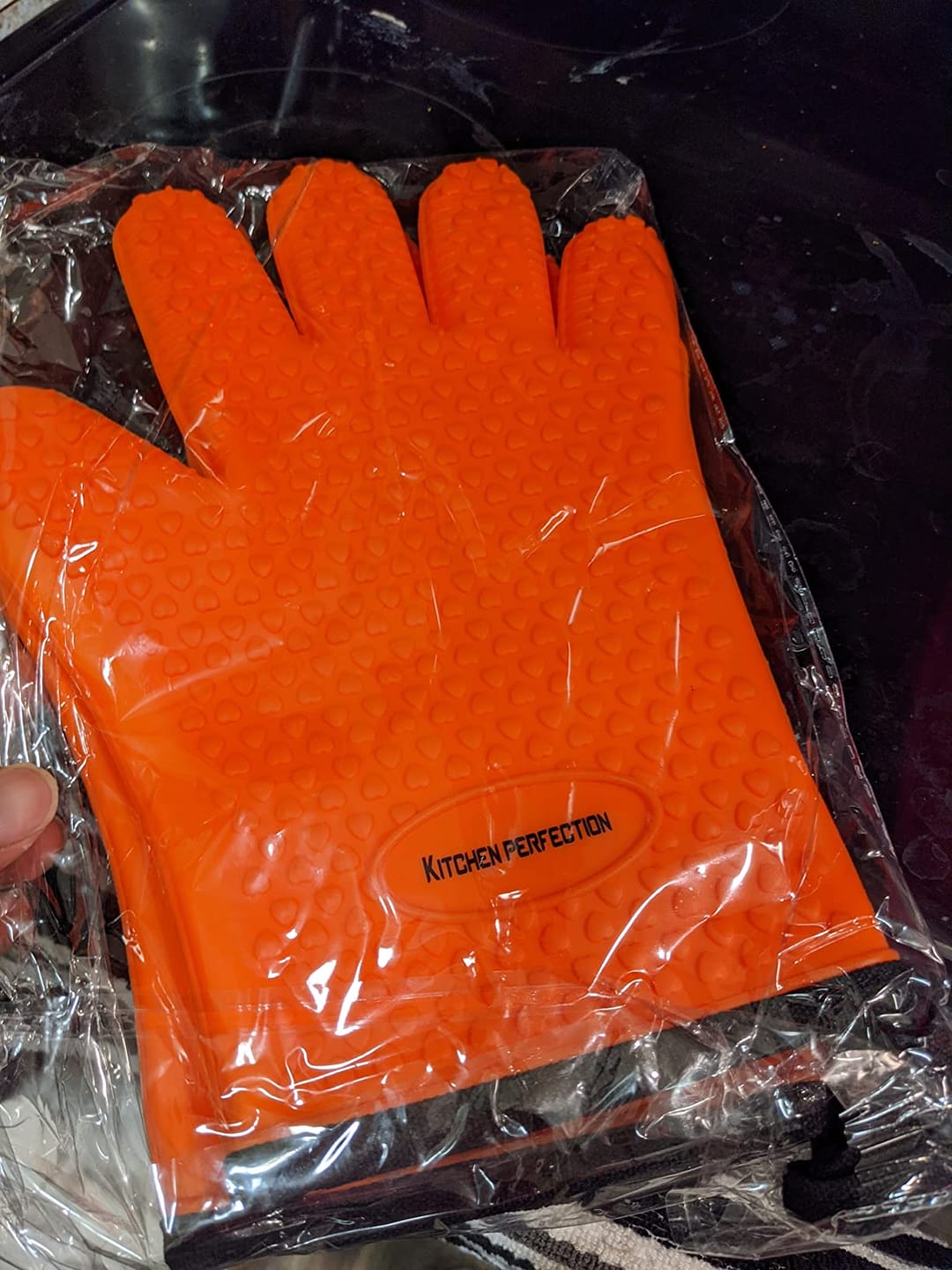 Customer photo review of Smoker Oven Gloves