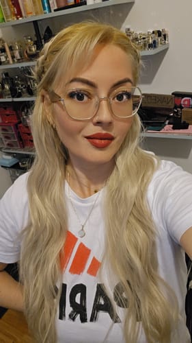 Customer photo review of The Loose Wave HD Fibre 24" Lace U Part Wig