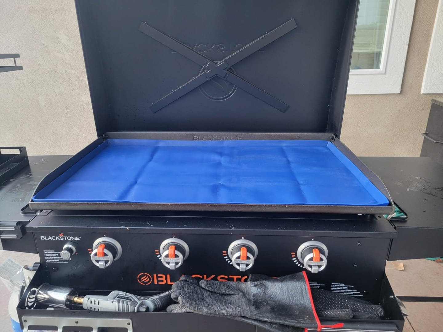 Customer photo review of Silicone Griddle Mat