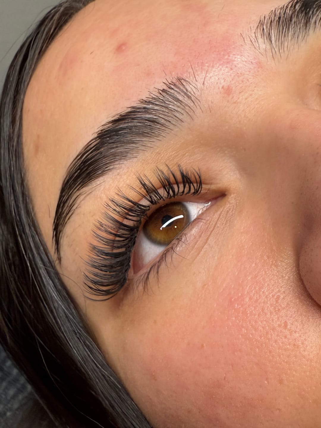Customer photo review of Premium Eyelash Extensions 0.07mm