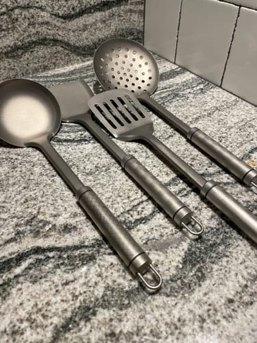 Customer photo review of Taima™ 100% Pure Titanium Spatula / Utensils.
