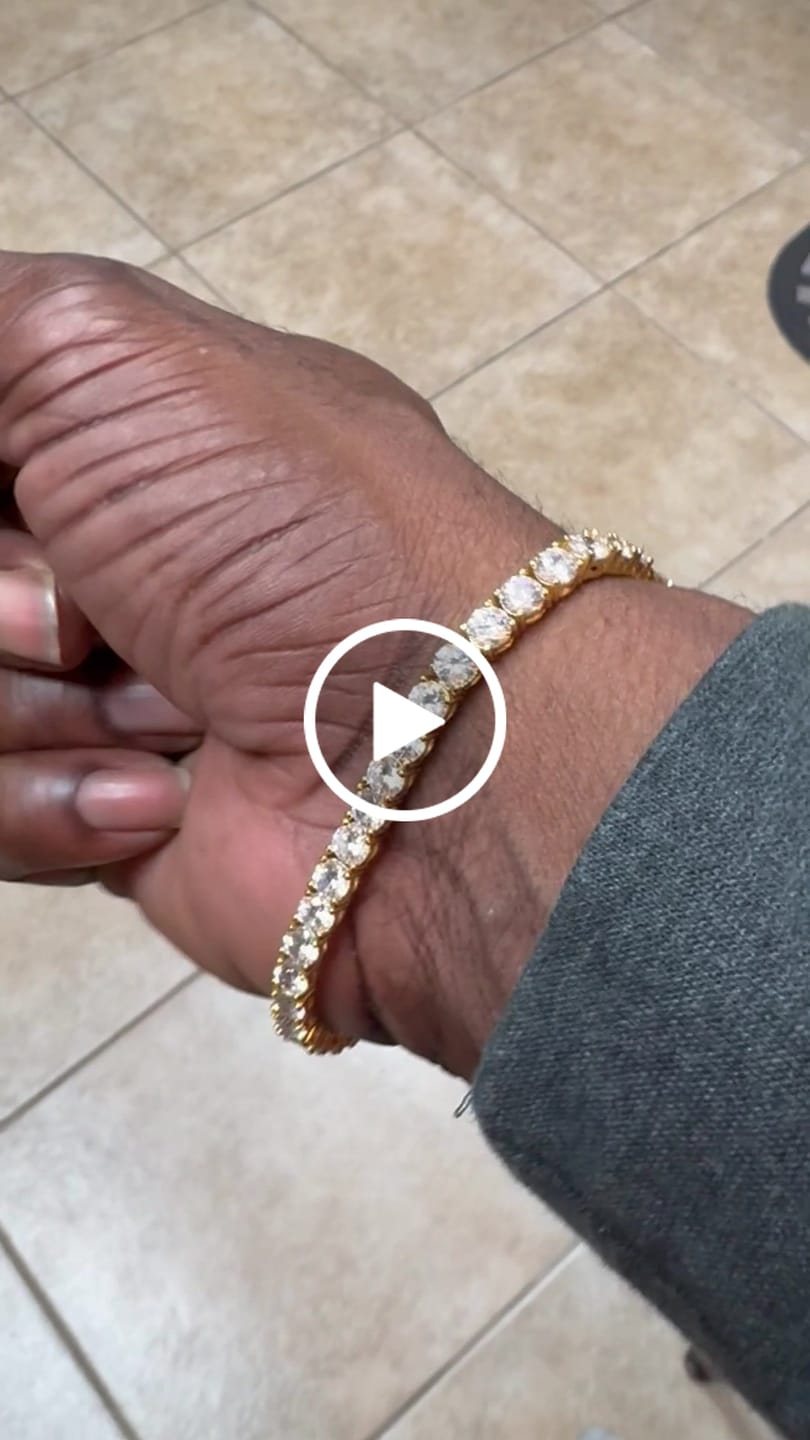 Customer video review of 5mm Tennis Bracelet - Gold