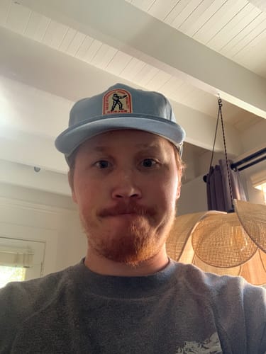 Customer photo review of Big Flat Bill Unstructured Rope Hat