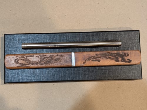 Customer photo review of World's First Dual Blade Chef Knife