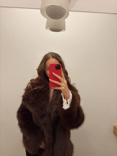 Customer photo review of Kunstfelljacke