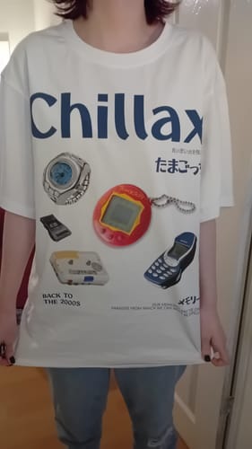 Customer photo review of Chillax T-Shirt