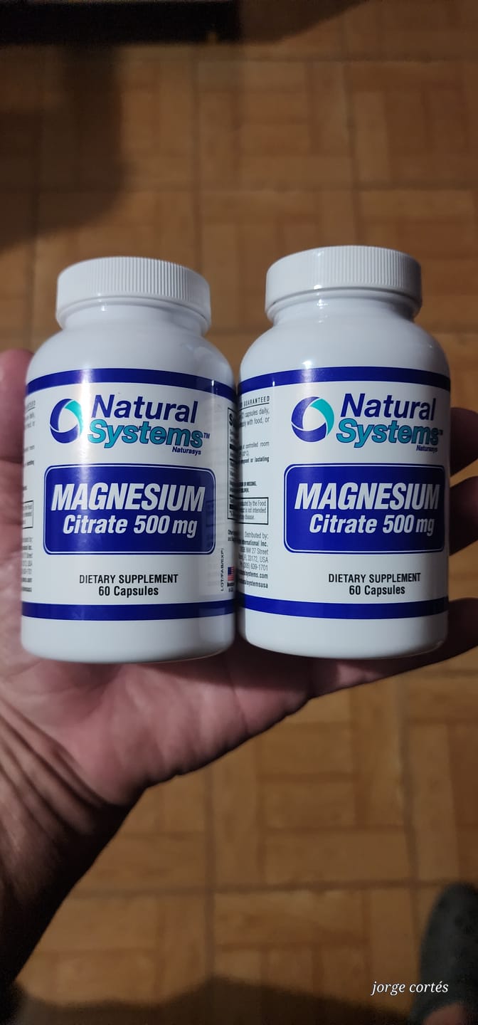 Customer photo review of Complejo de Citrato de Magnesio - 500 mg