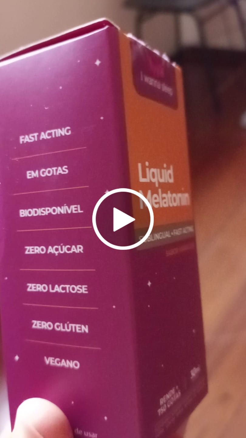 Customer video review of BRINDE | Melatonina Líquida IWS 30ml Maracujá