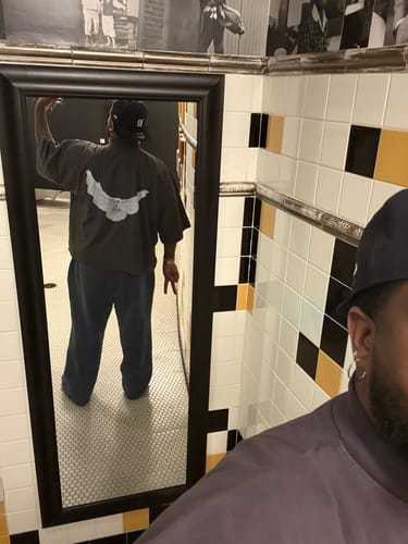Customer photo review of Dove 3/4 Sleeve Tee - Yeezy Gap Engineered by Balenciaga - 4 Colors Available