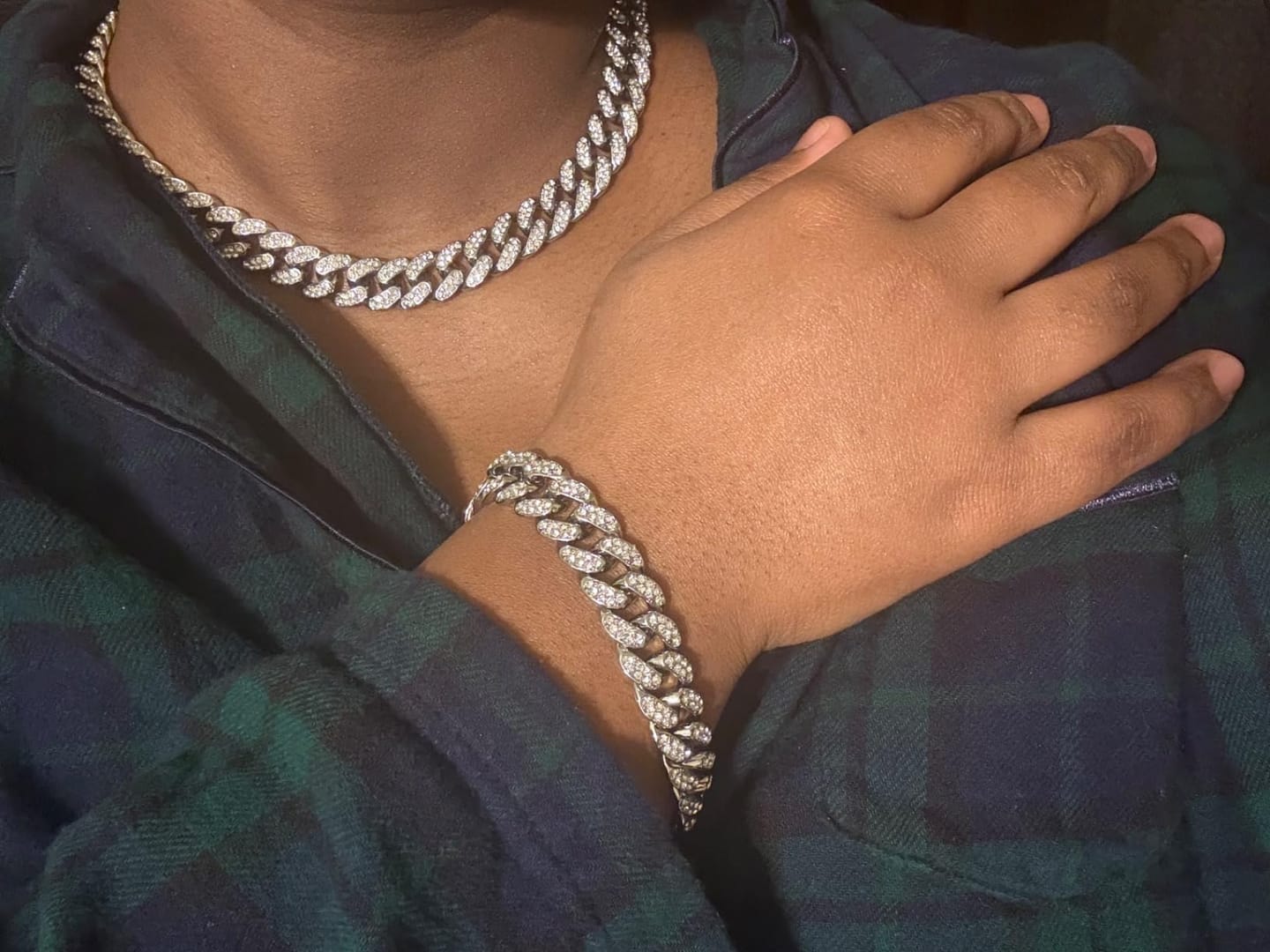 Customer photo review of MABEL NECKLACE, BRACELET AND HOOP  STACK(Ready to Ship)