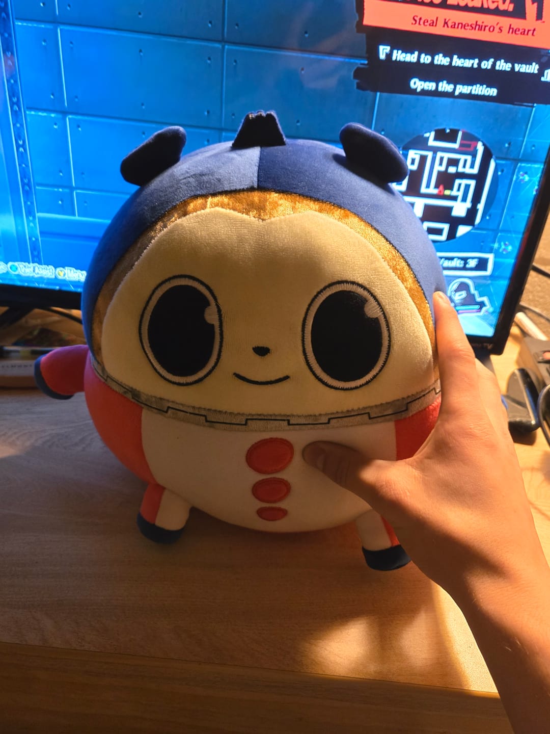 Customer photo review of Persona 4 - Teddie Pillow Plush
