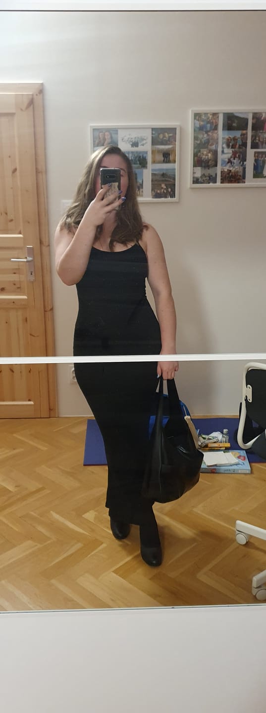 Customer photo review of Slip Maxi Shapewear Dress