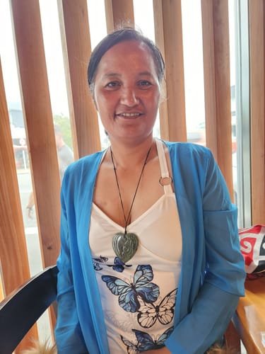 Customer photo review of Genuine NZ Greenstone Heart Necklace with Carving