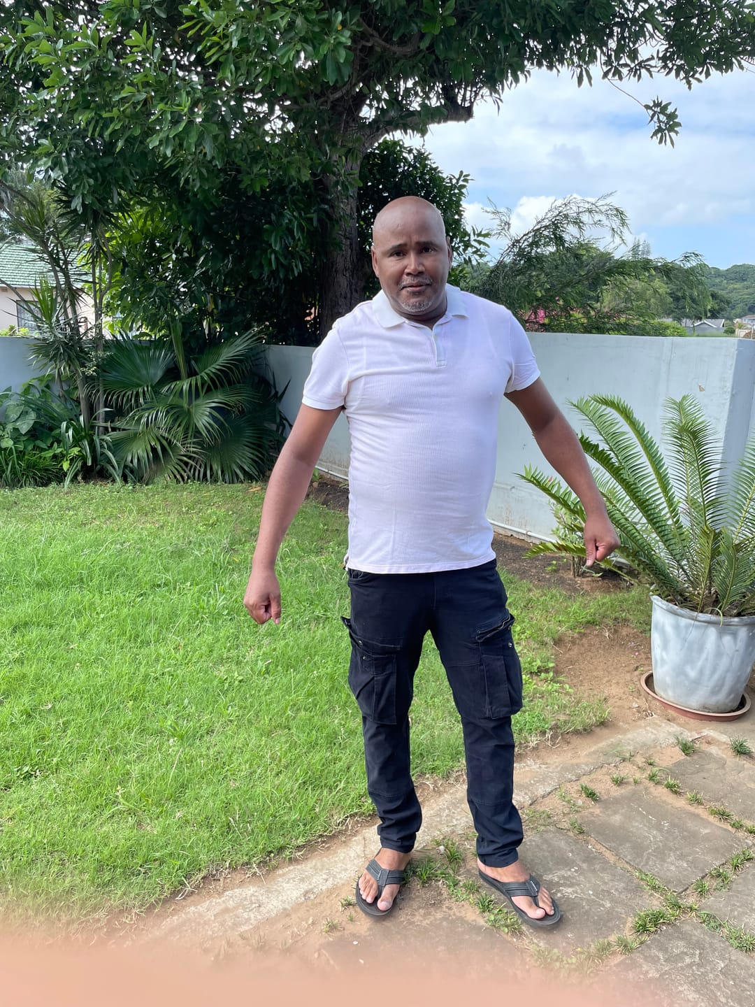 Customer photo review of Dymaxa Zip Utility Pant Navy
