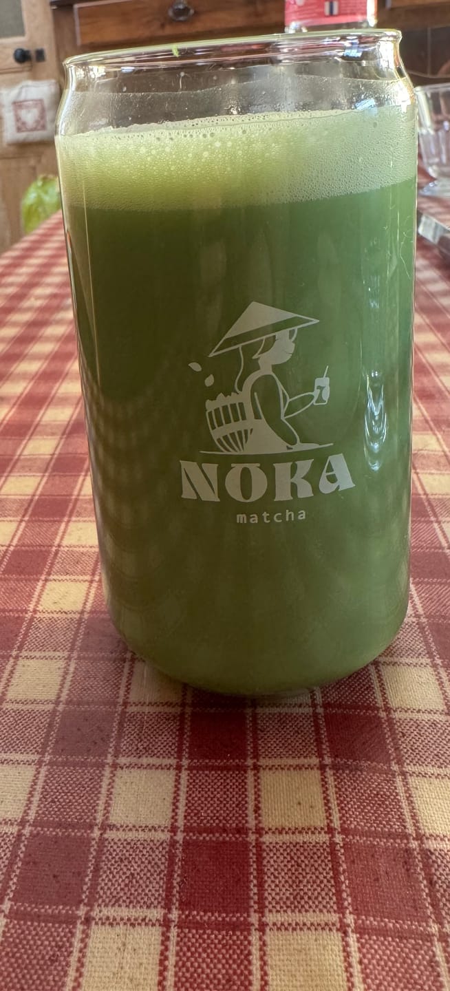 Customer photo review of Verre Dégustation matcha