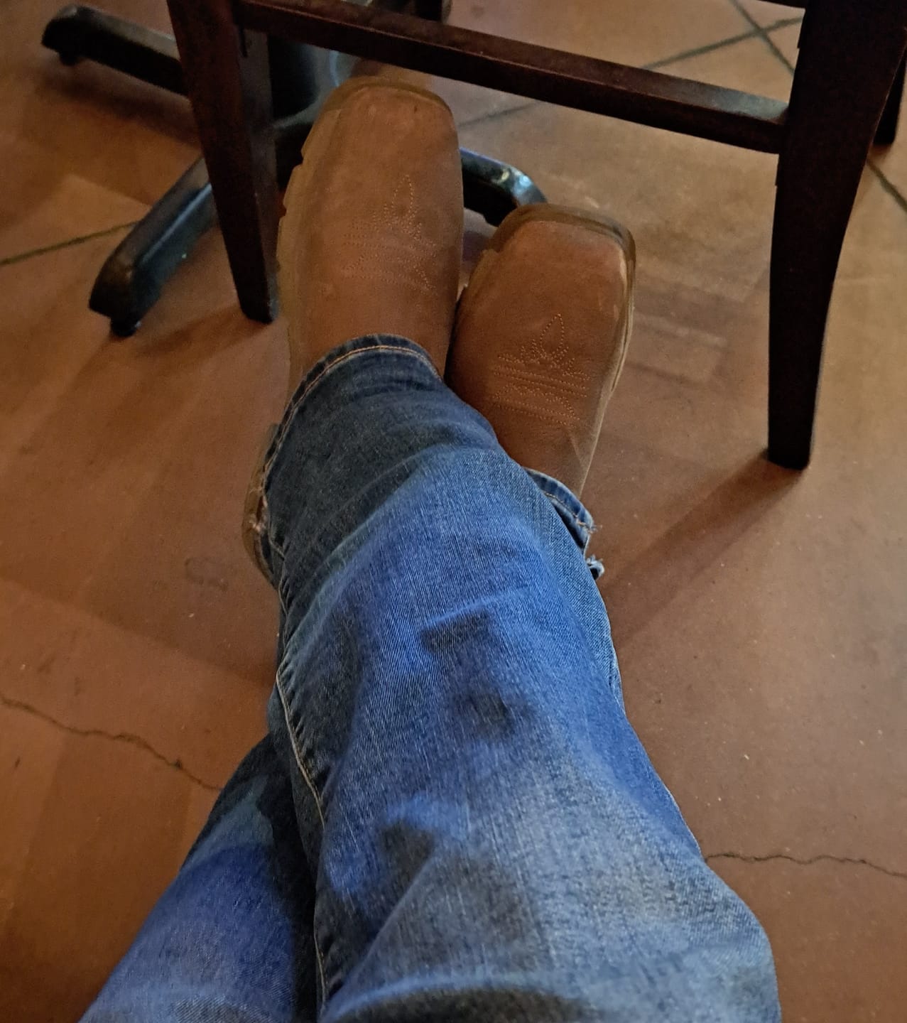 Customer photo review of Irish Setter by Red Wing Men's Star Two Harbors Brown Leather Work Boot 83995