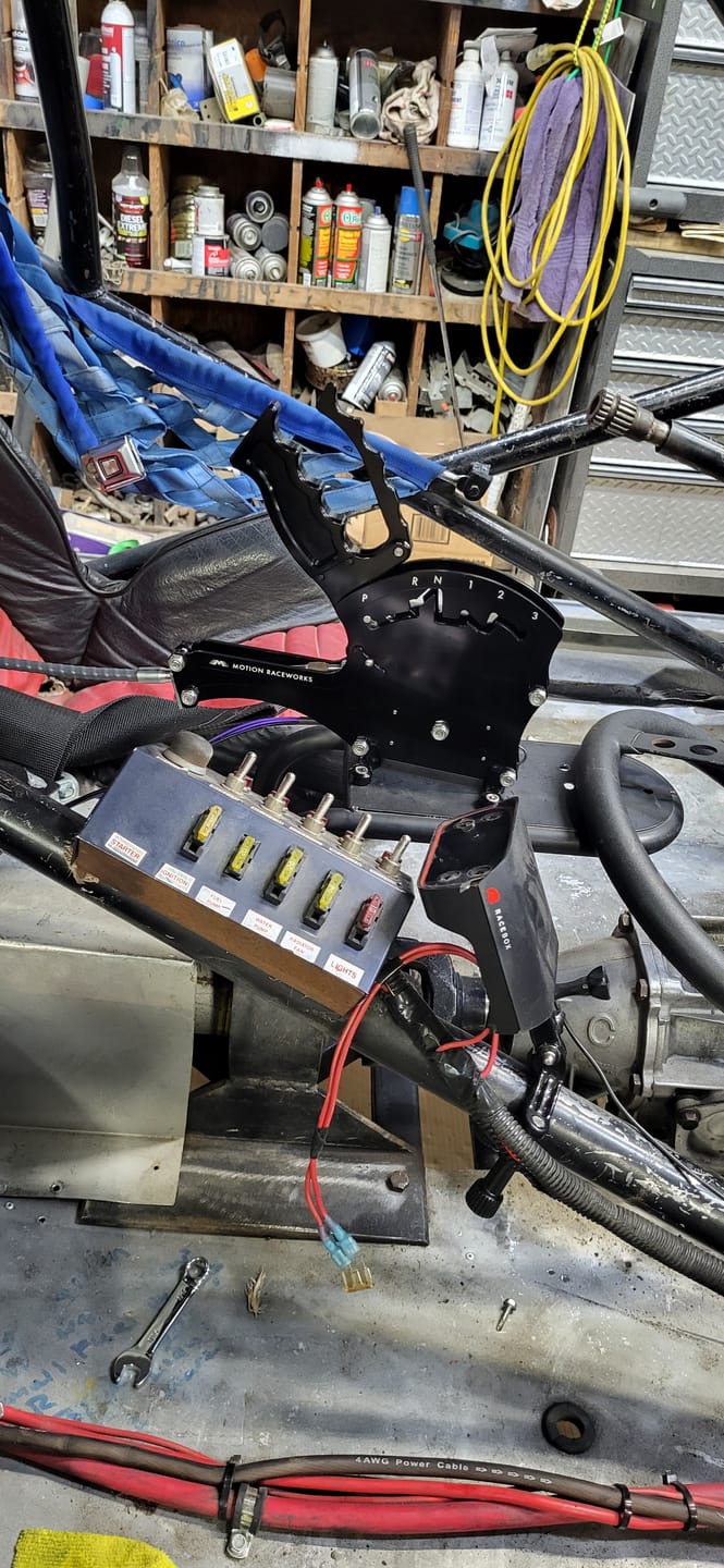 Customer photo review of TH400 3 Speed Push To Shift Reverse Pattern Operator Series Billet Shifter Rear Exit