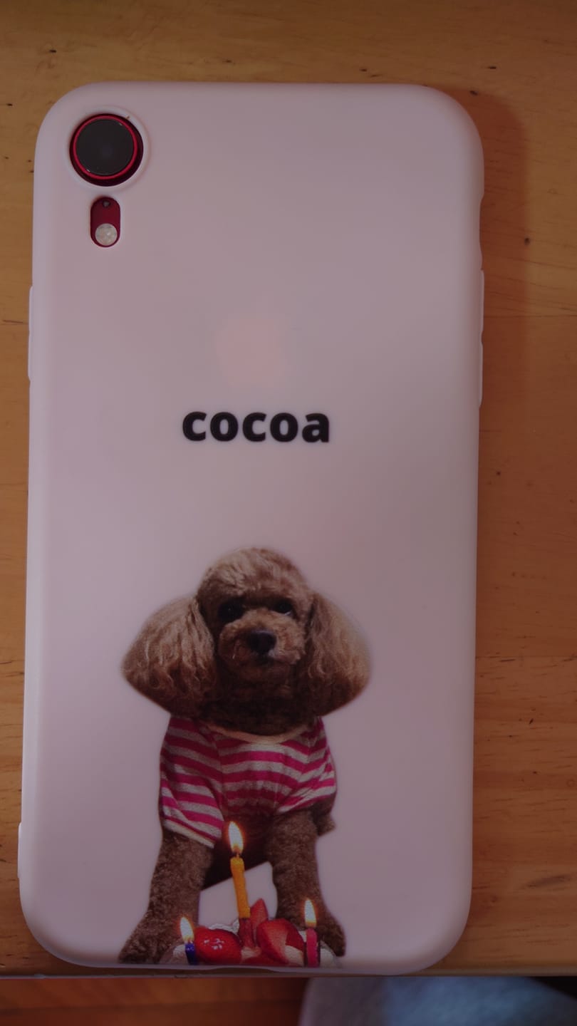Customer photo review of ペットの写真で作るオリジナルユアフォトスマホケース02（iPhone,Android）