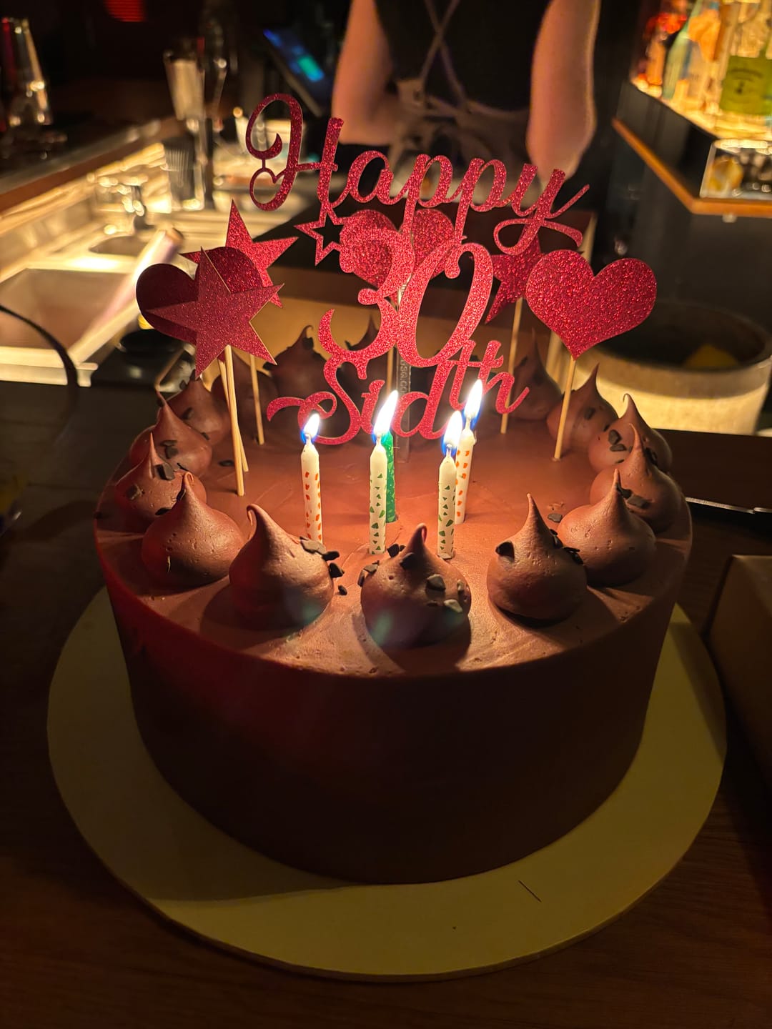 Customer photo review of Classic Chocolate Cake