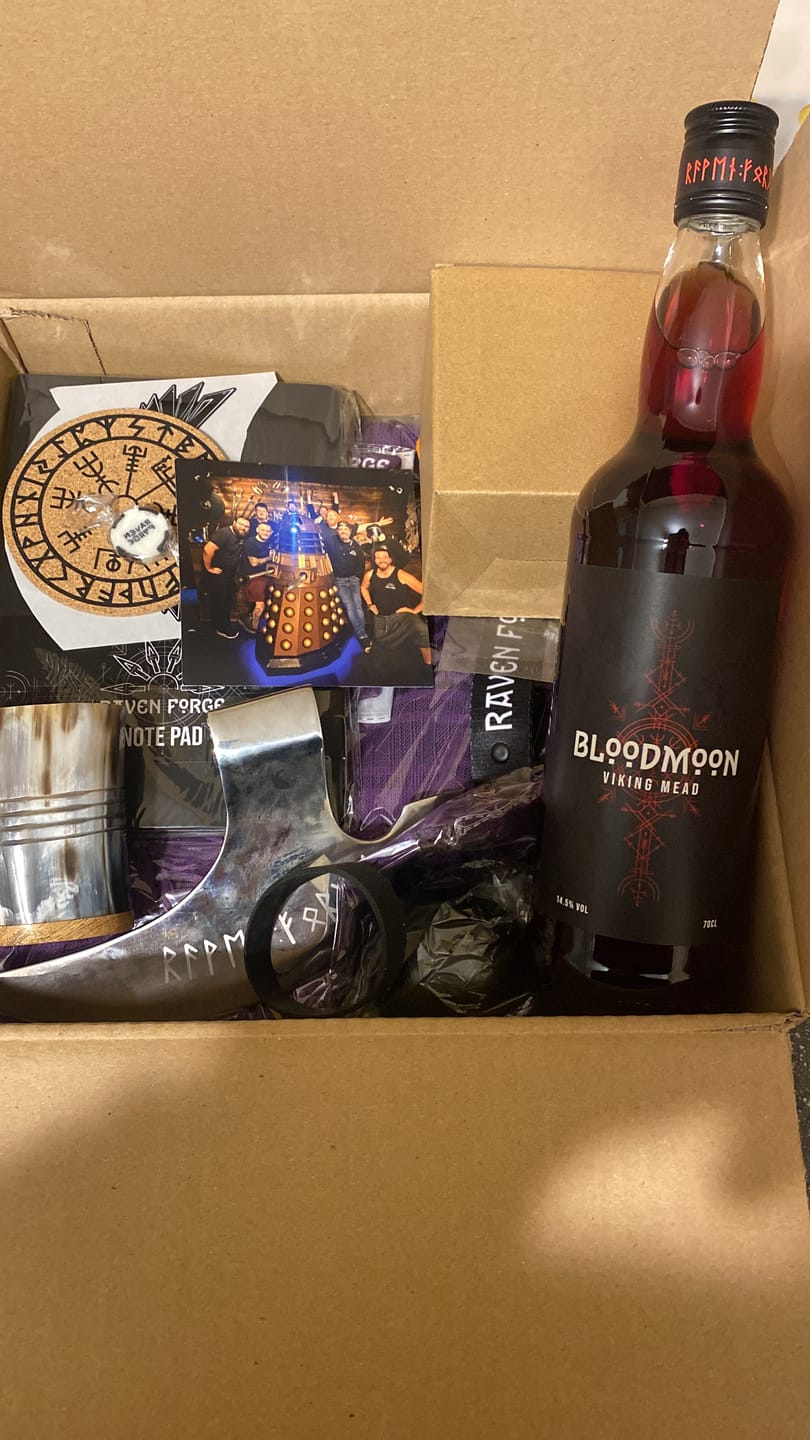 Customer photo review of Raven Forge Merch Bag