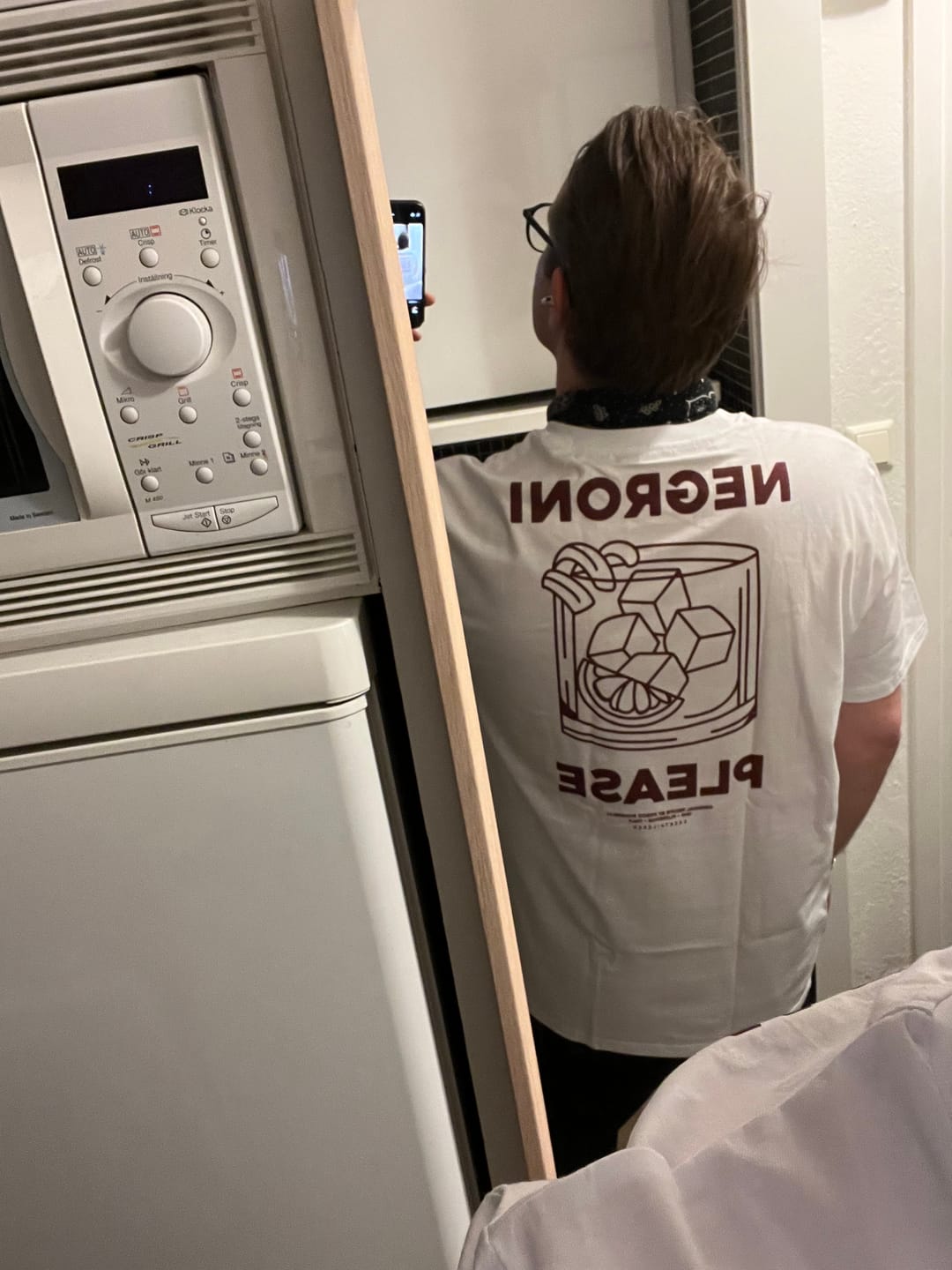 Customer photo review of The Negroni Pls. Organic T-shirt