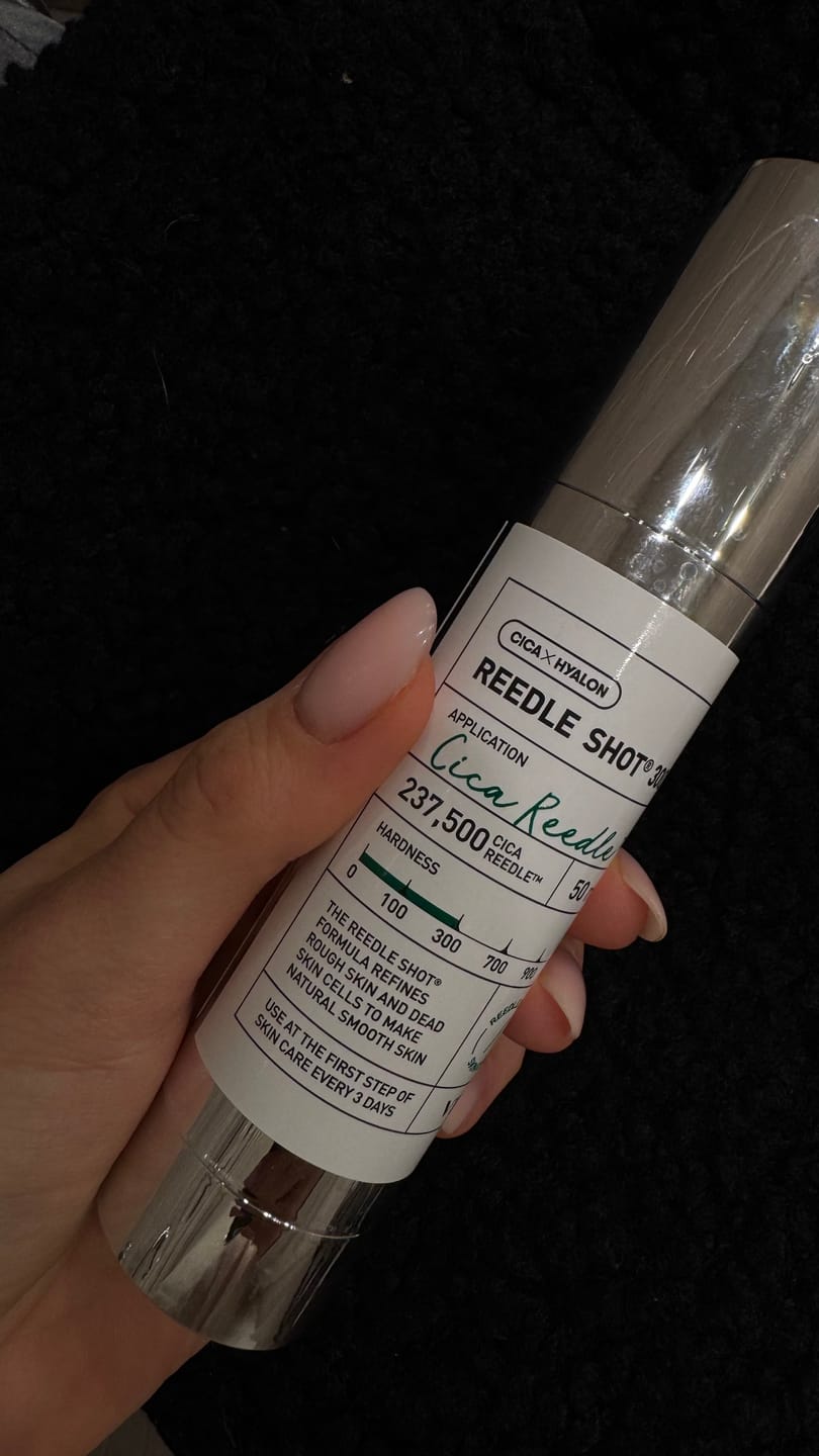 Customer photo review of Intensīvs serums-būsteris ar mikroadatām VT Cosmetics Reedle Shot 300