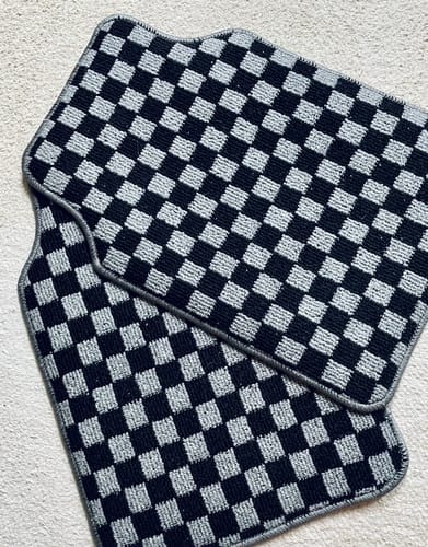 Customer photo review of Dadu Dice Checkered Car Floor Mats