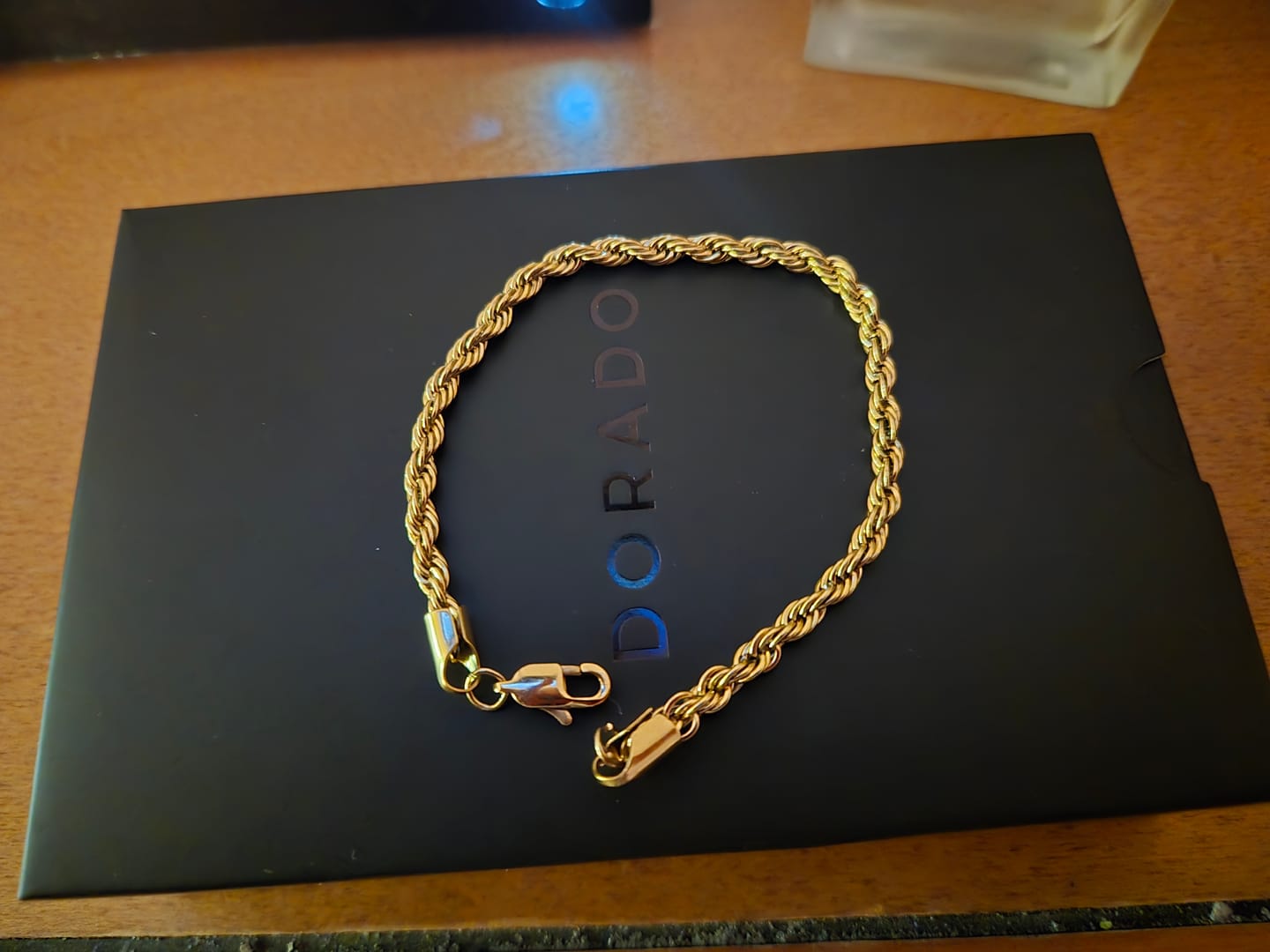Customer photo review of Rope Chain Bracelet - 4mm