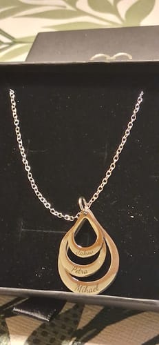 Customer photo review of Ogrlica: Celestial