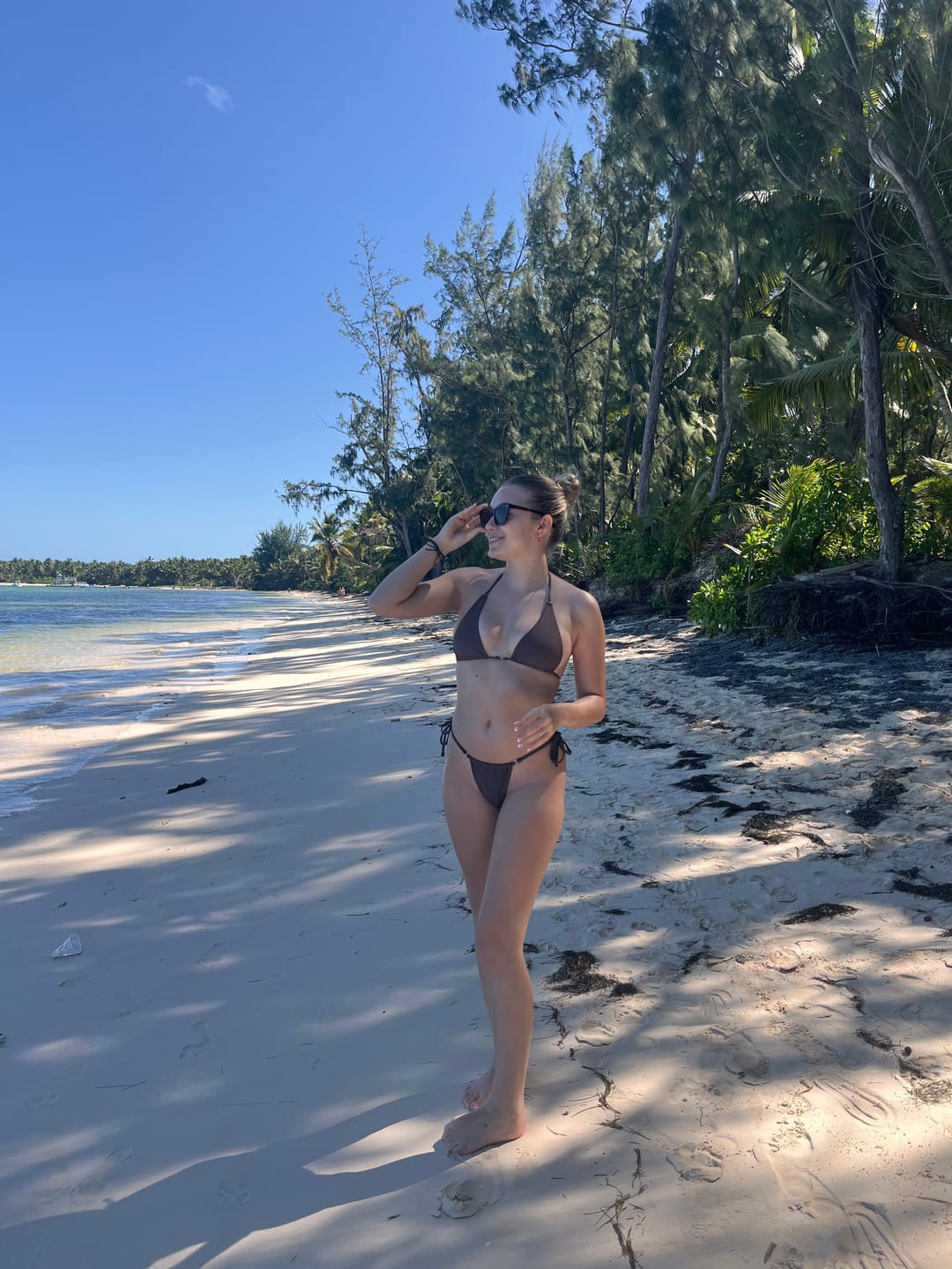 Customer photo review of Tulum Top - Dusty Brown