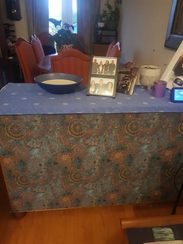 Lesley K. review of Wheels of Fortune Tapestry Fabric image 1 out of 1