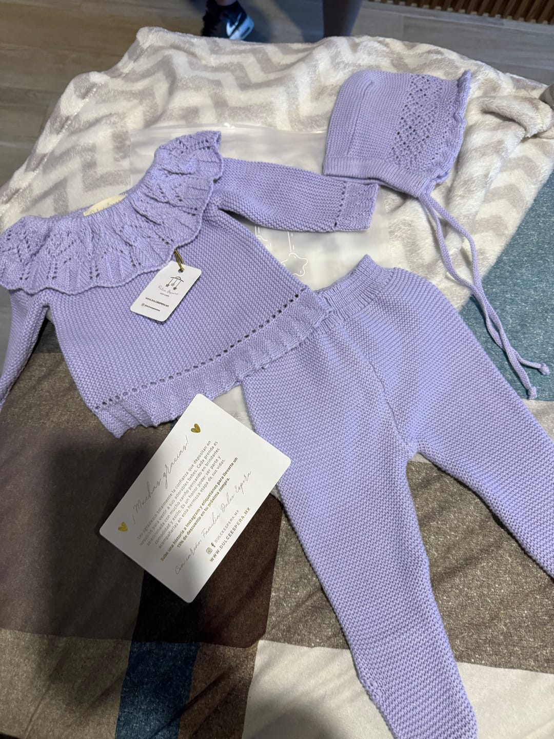 Customer photo review of Set Ana tejidos 3 piezas