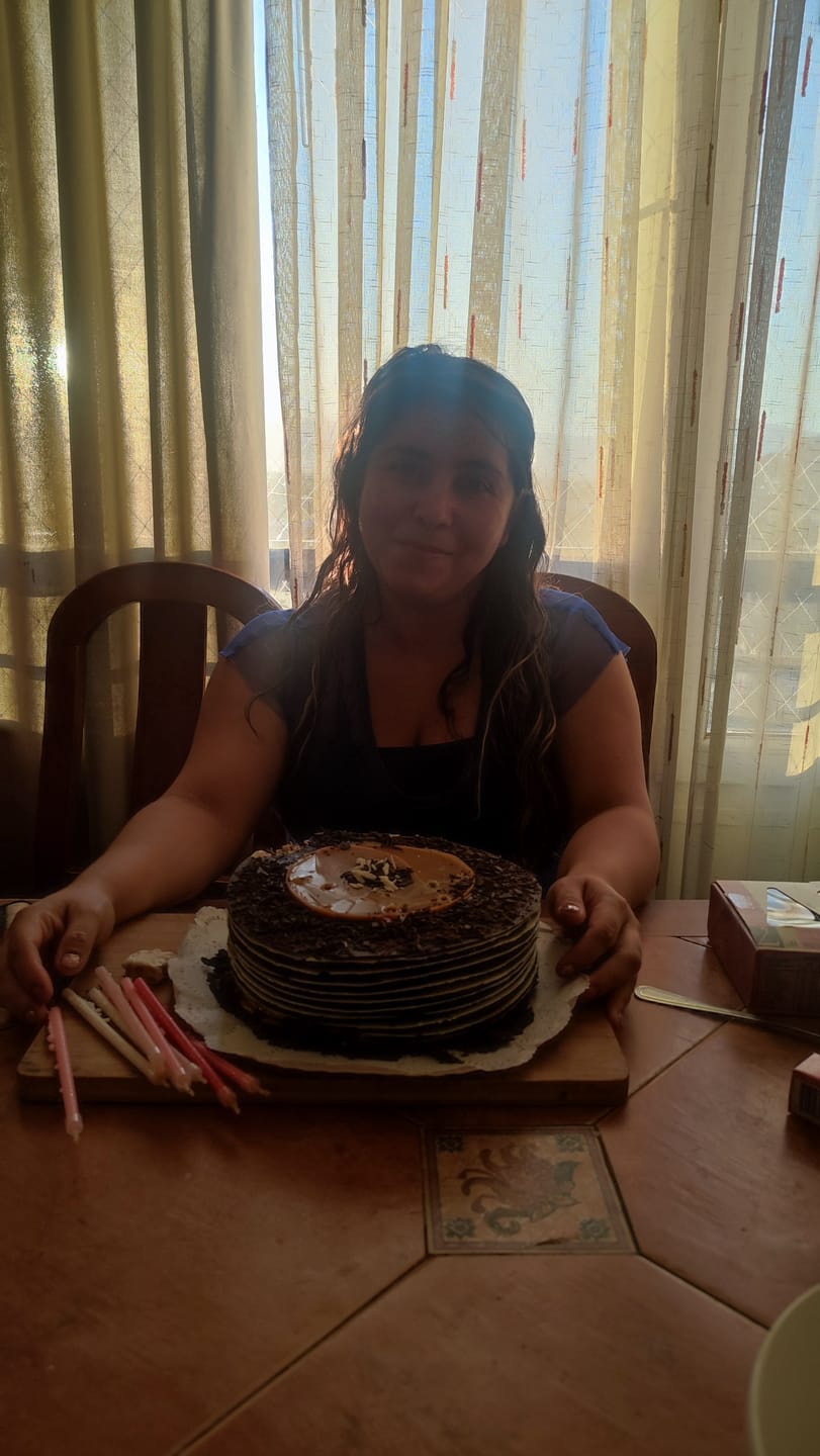 Customer photo review of Torta Láminas de Chocolate