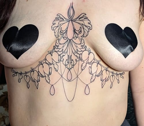 Customer photo review of Painless Tattoo Numbing Cream