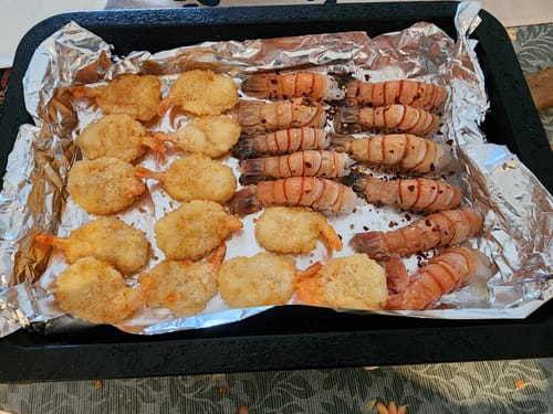 Customer photo review of Scampi Tails NZ (Premium Grade)