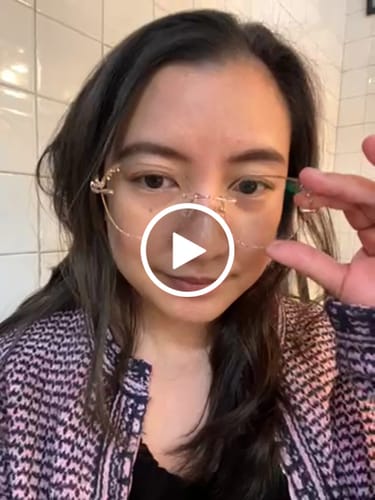 Customer video review of Glitter Eyeglasses