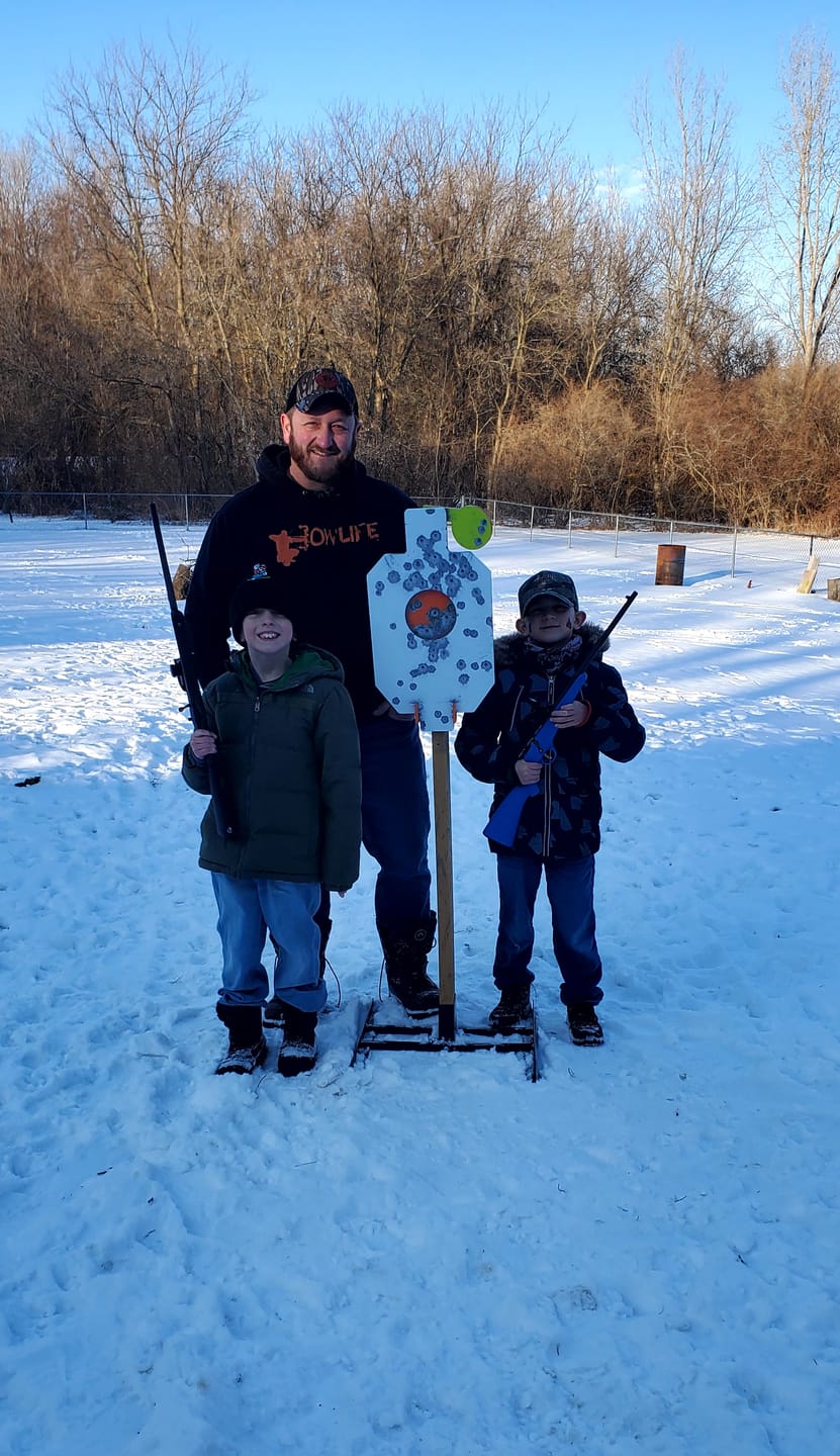 Customer photo review of Double T-Shaped 2X4 Target Stand Base