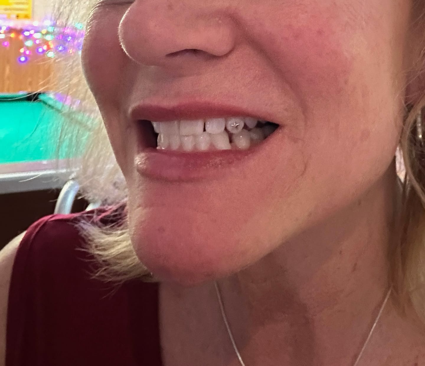 Customer photo review of Small Star White Gold 18-karat