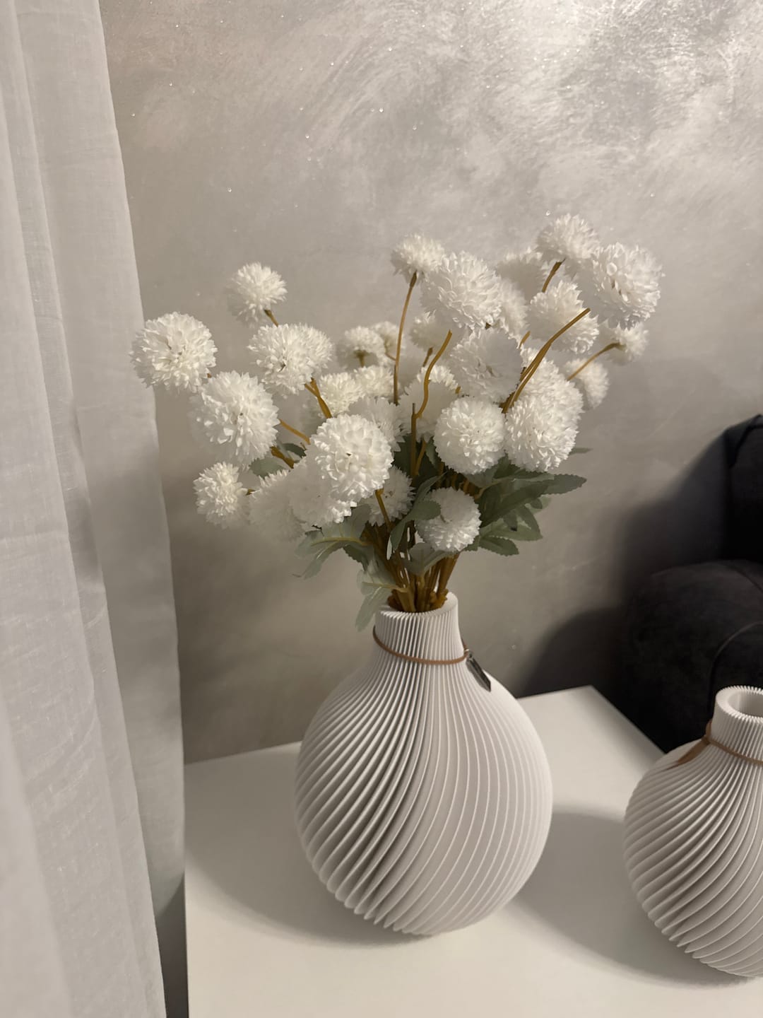 Customer photo review of Zijden Kiku Bloemen - Wit