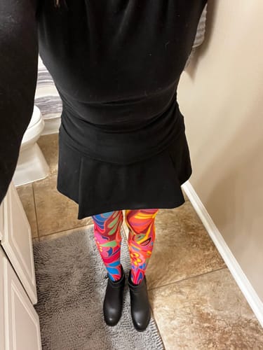 Customer photo review of COCO tights Shakalaka Orange