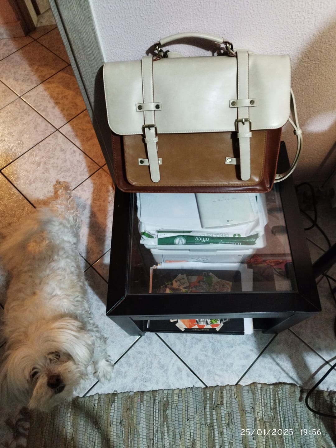 Customer photo review of Sombre Vintage Briefcase