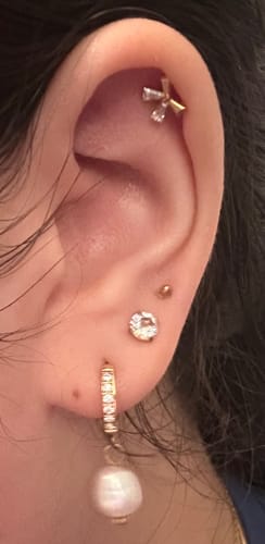 Customer photo review of Shine Pearl Ohrringe | 18K vergoldet
