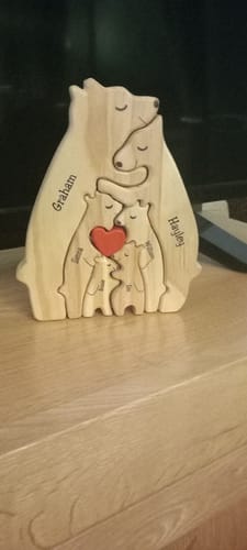 Customer photo review of Personalized Bear Familiy
