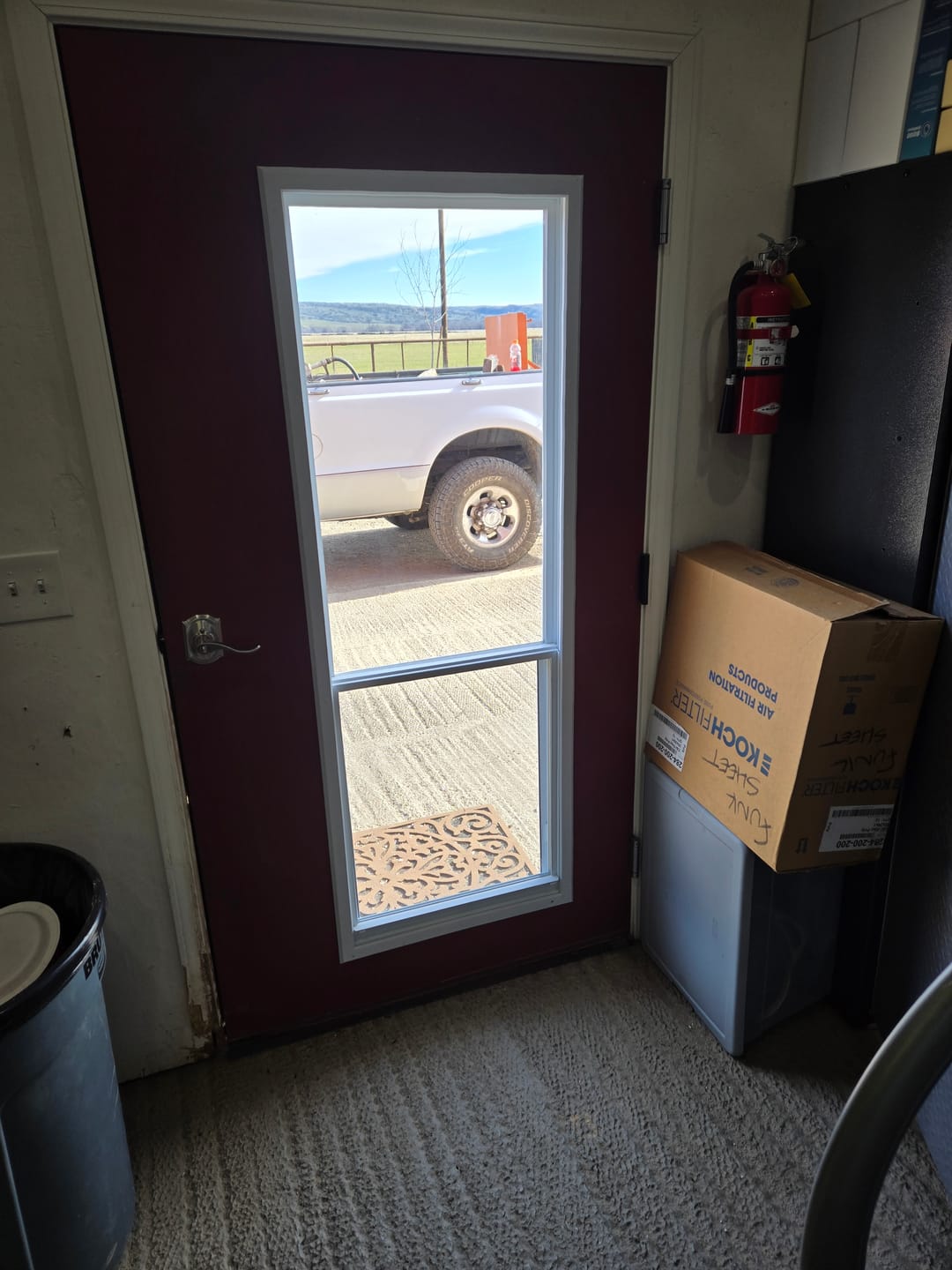 Customer photo review of Venting 1 Lite Glass and Frame Kit (Full Lite)