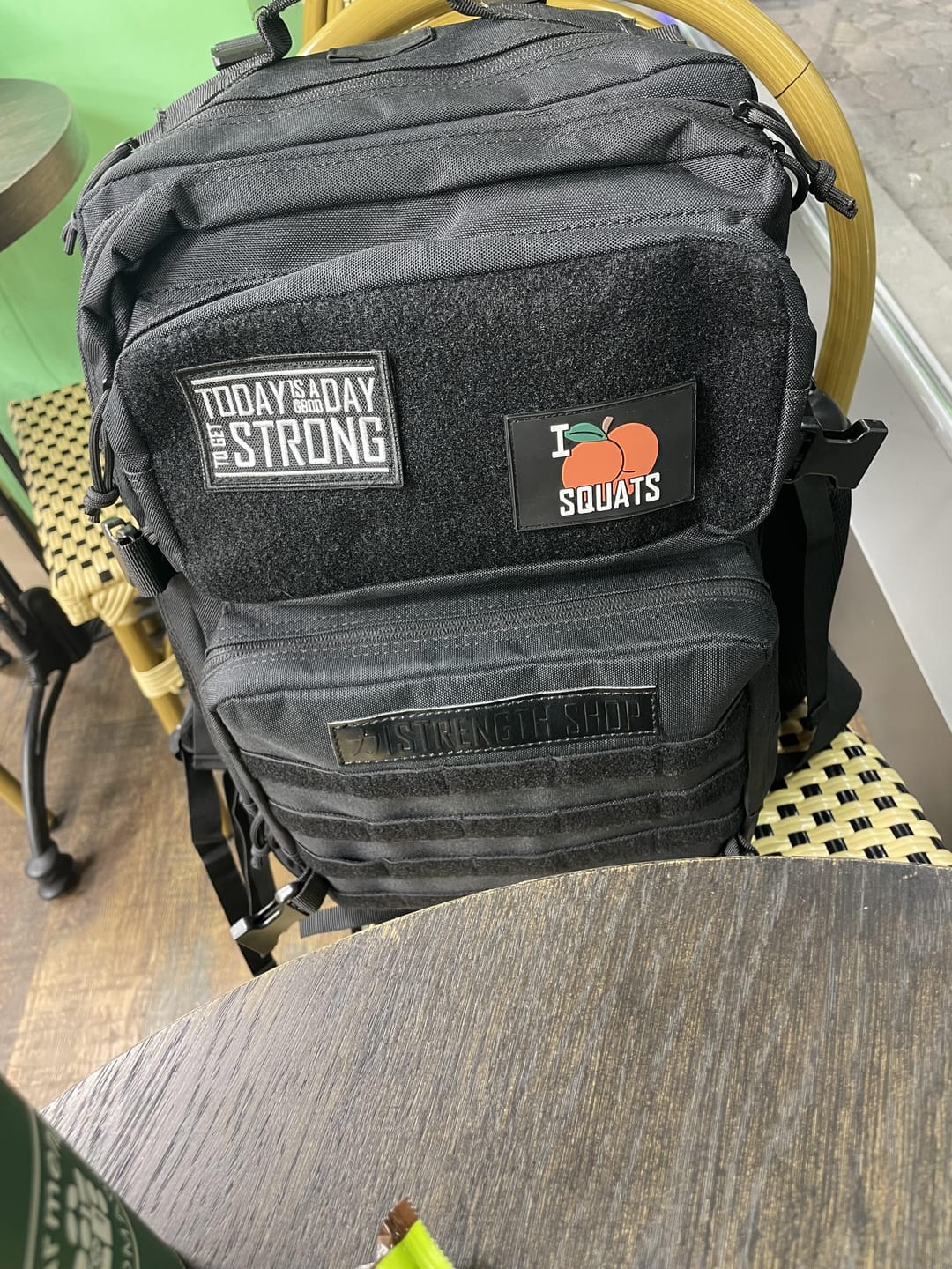 Customer photo review of Training Backpack 2.0, Black - Add Extra Patches
