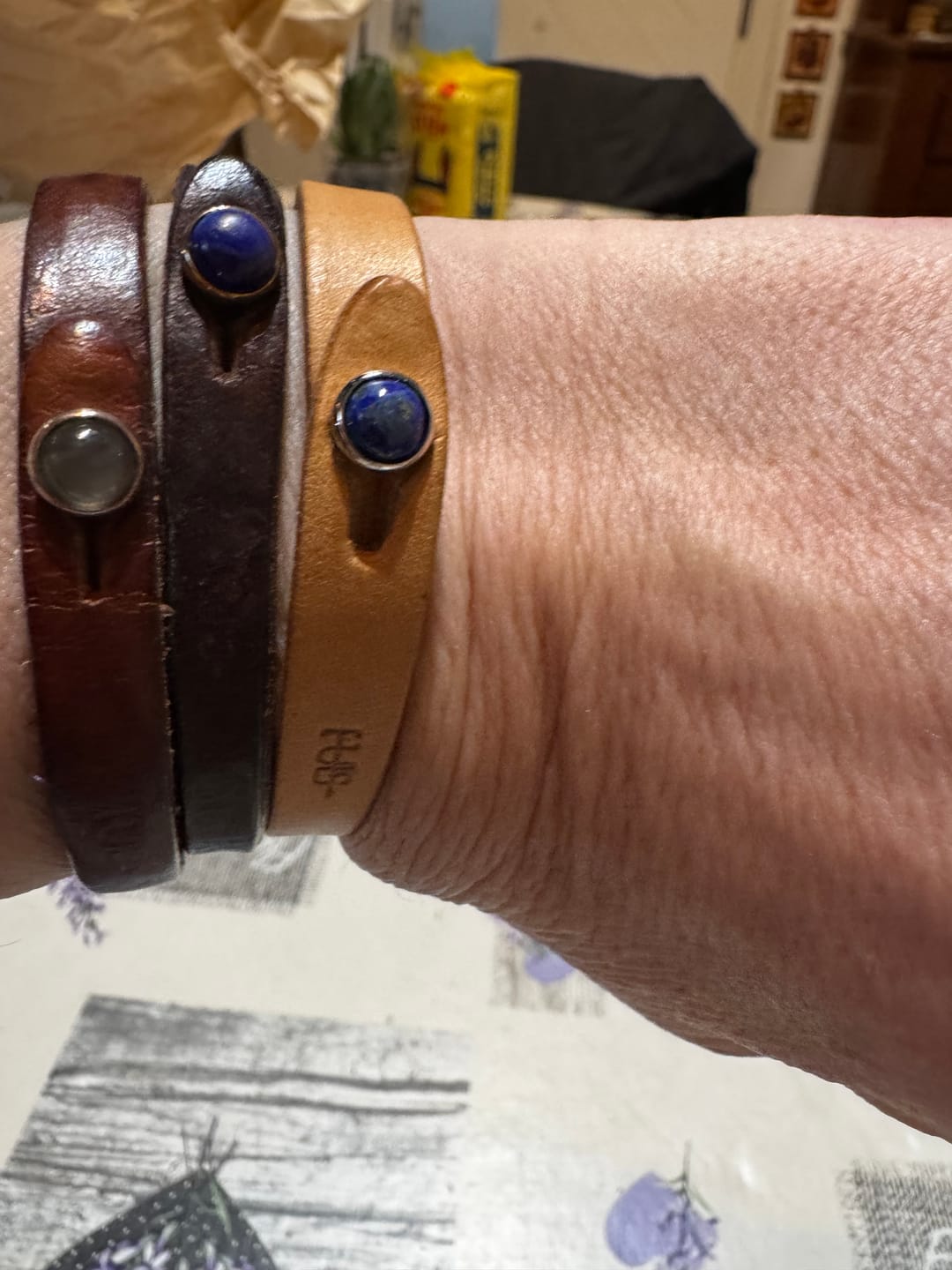 Customer photo review of Bracciale pelle Noi Tulsi